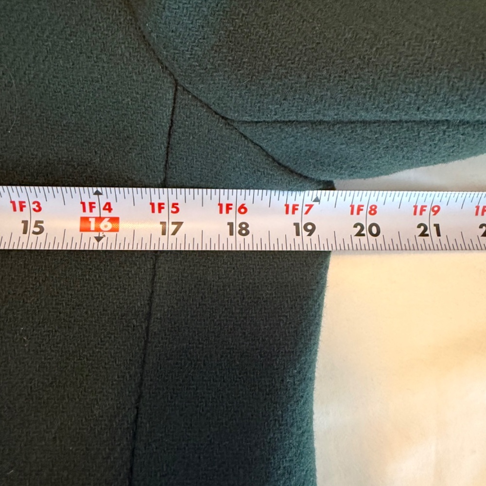 J.Crew Italian Stadium Cloth Nello Gori Coat | Green | Size 10 | NWOT - Picture 5 of 5